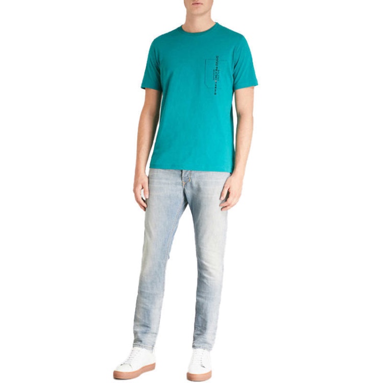 T Just Pocket Men's T-Shirt Short Sleeve Crew Neck Casual Loose Fit Diesel