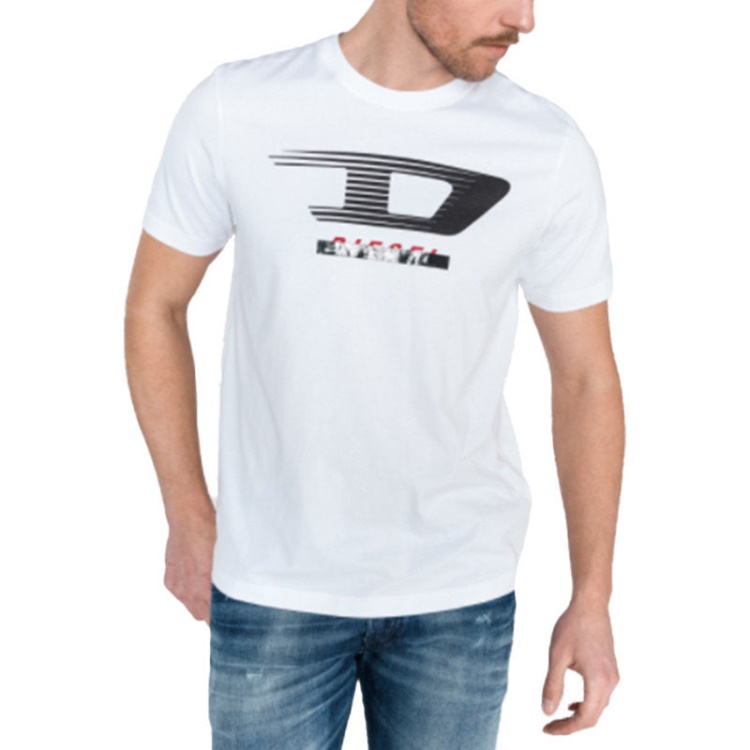 T Just Y4 Men's T Shirt Short Sleeve Tee Crew Neck Casual Summer Top Diesel