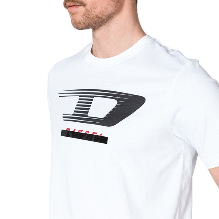 T Just Y4 Men's T Shirt Short Sleeve Tee Crew Neck Casual Summer Top Diesel