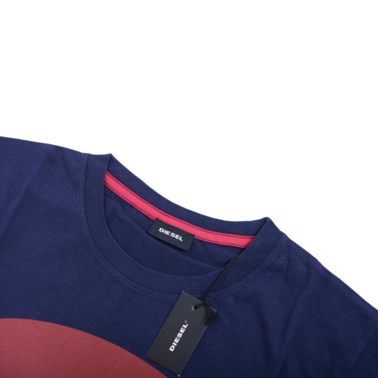 T Diego Rb Men's T Shirt Short Sleeve Crew Neck Casual Summer Cotton Tees Diesel