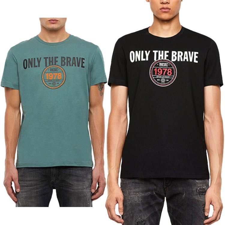 T Diegos K35 Men's T Shirt Crew Neck Short Sleeve Casual Summer Cotton Diesel