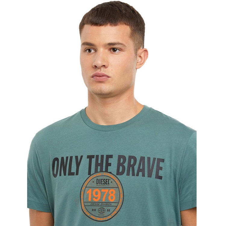 T Diegos K35 Men's T Shirt Crew Neck Short Sleeve Casual Summer Cotton Diesel