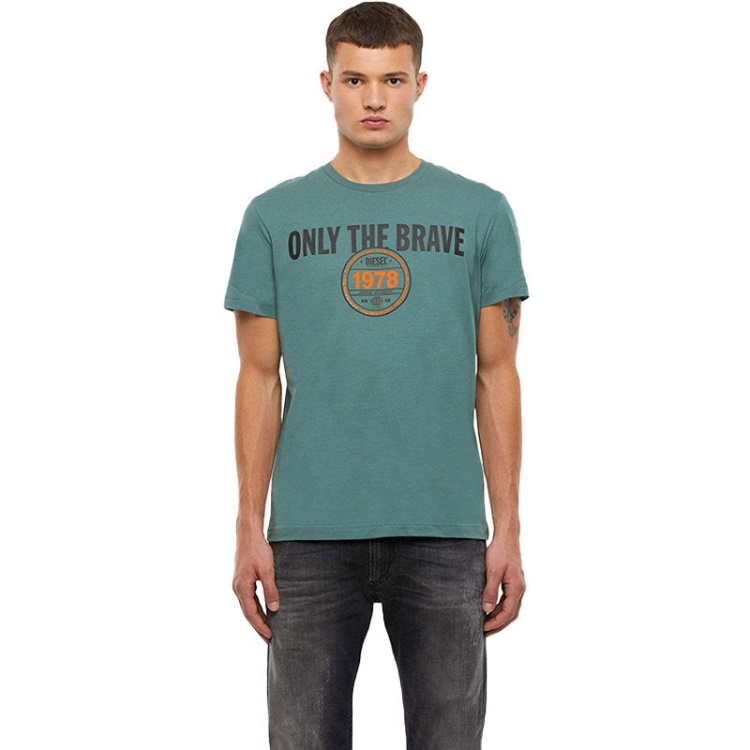 T Diegos K35 Men's T Shirt Crew Neck Short Sleeve Casual Summer Cotton Diesel