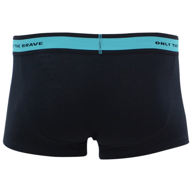 Diesel Men's Boxer Trunks Shorts 3 Pack Regular Soft Cotton Black Underwear Gift