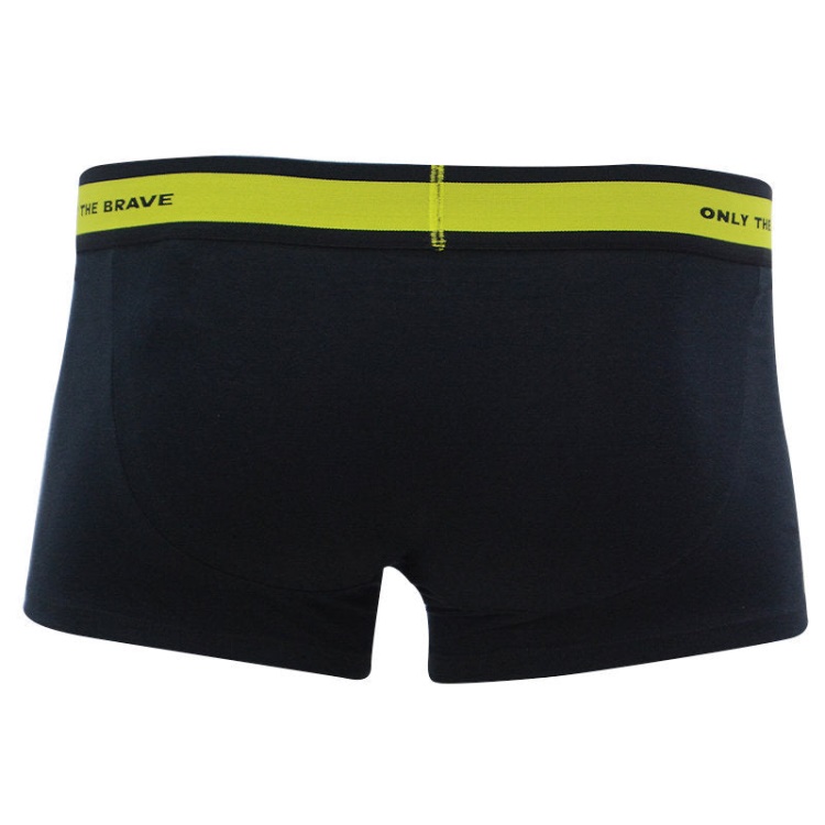 Diesel Men's Boxer Trunks Shorts 3 Pack Regular Soft Cotton Black Underwear Gift