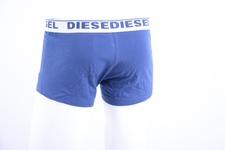 Men's Boxer Trunks Fresh & Bright 3X Pack Cotton Underwear Blue Shorts Diesel