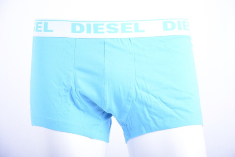 Men's Boxer Trunks Fresh & Bright 3X Pack Cotton Underwear Blue Shorts Diesel