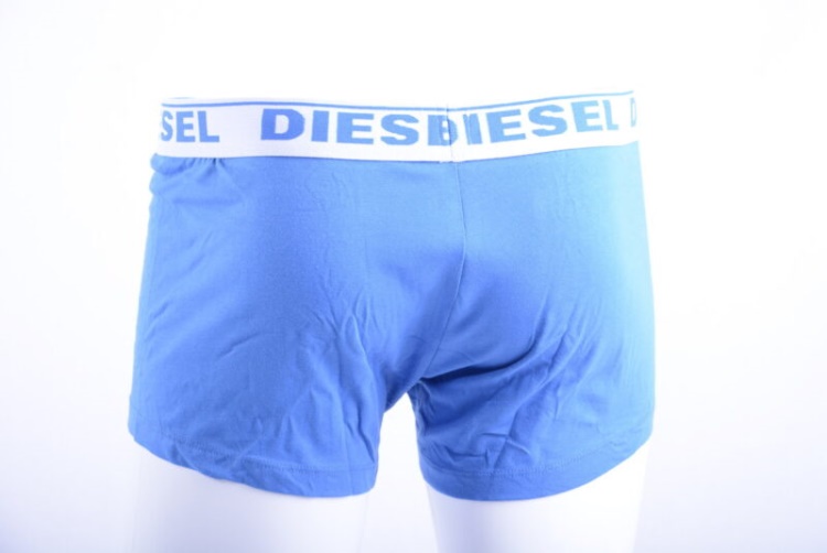 Men's Boxer Trunks Fresh & Bright 3X Pack Cotton Underwear Blue Shorts Diesel