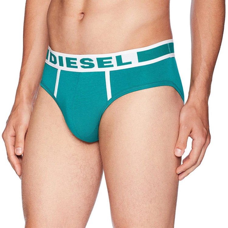 Dark Blue/Orange/Red/Black Diesel Fresh And Bright Men's Comfy Briefs Cotton Modal 1X Pack Underwear Trunks