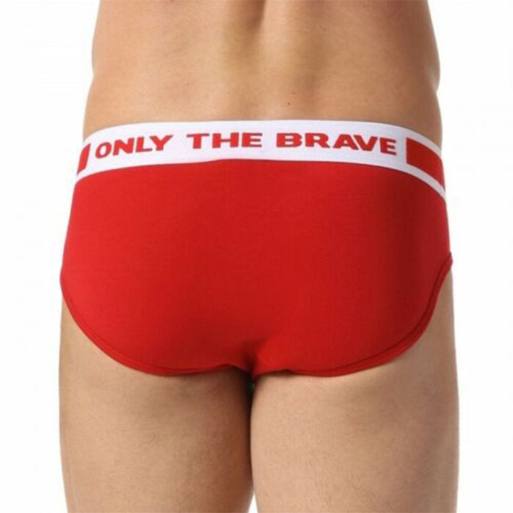 Dark Blue/Orange/Red/Black Diesel Fresh And Bright Men's Comfy Briefs Cotton Modal 1X Pack Underwear Trunks