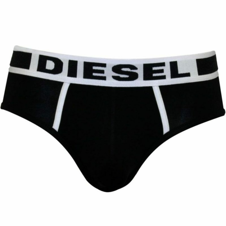 Dark Blue/Orange/Red/Black Diesel Fresh And Bright Men's Comfy Briefs Cotton Modal 1X Pack Underwear Trunks