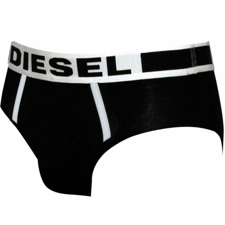 Dark Blue/Orange/Red/Black Diesel Fresh And Bright Men's Comfy Briefs Cotton Modal 1X Pack Underwear Trunks