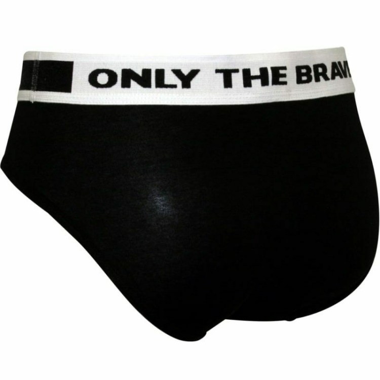 Dark Blue/Orange/Red/Black Diesel Fresh And Bright Men's Comfy Briefs Cotton Modal 1X Pack Underwear Trunks