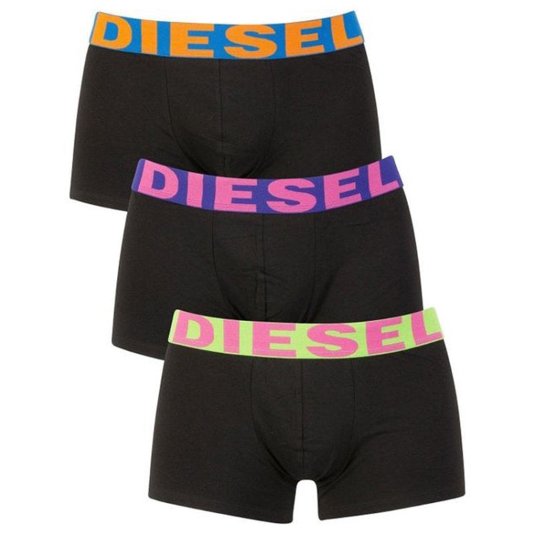 Diesel Men's Trunks Boxer Shorts Underwear Pack Of 3 High Quality Men's Trunk Multicolor Blue/Red/Black