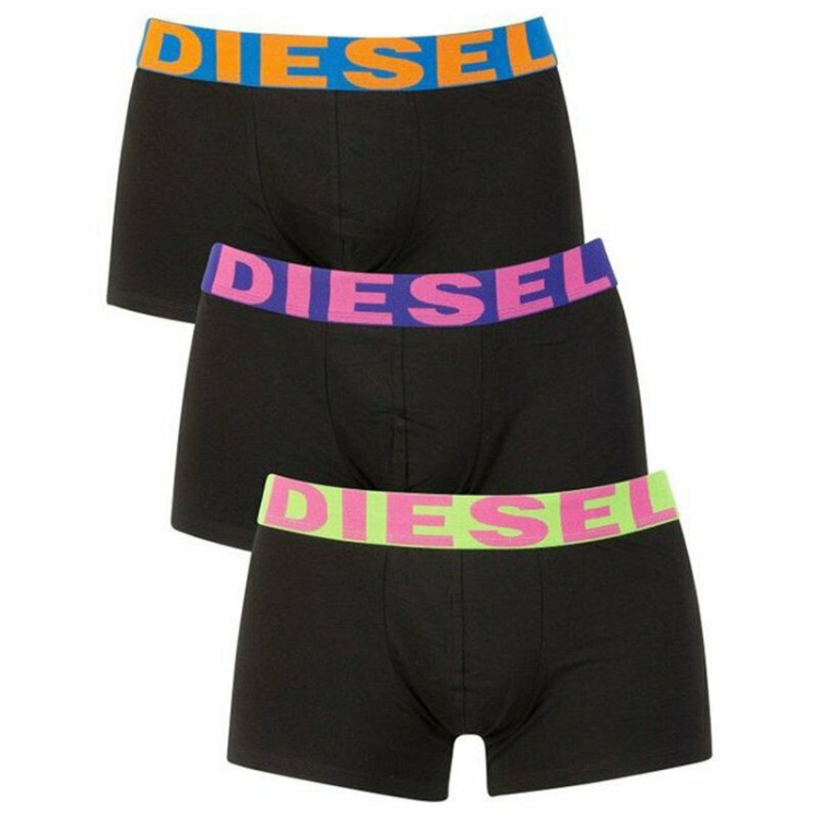 Diesel Men's Trunks Boxer Shorts Underwear Pack Of 3 High Quality Men's Trunk Multicolor Blue/Red/Black