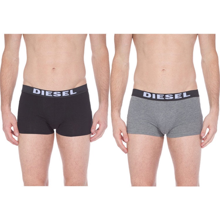 Umbx Rocco 02 Men's Short Boxer Trunk 2X Pack Stretch Cotton Underwear Diesel
