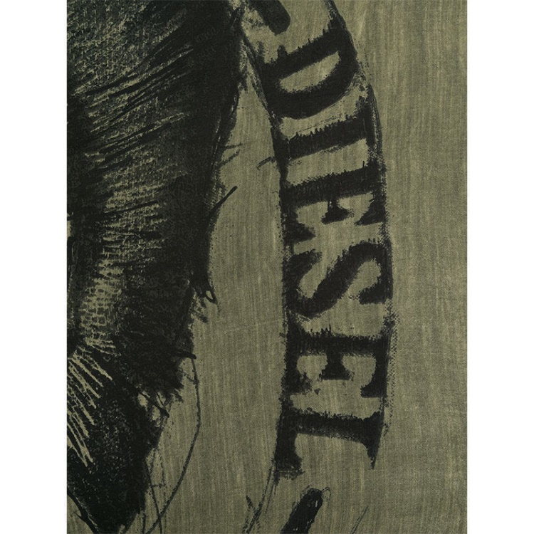 Swillot A Men's Scarf Winter Shawl Wrap Casual Gents Scarves Green Muffler Diesel