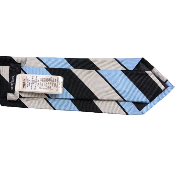 Diesel Tisaak Men's Tie Binder Classic Formal Wedding Self Tied Made In