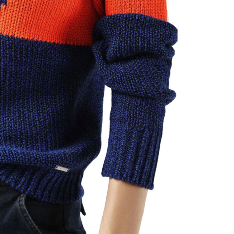 Diesel M Rhombus 0Namm 8Cr Women's Sweatshirt Slim Crew Neck Pullover Wool Jumper