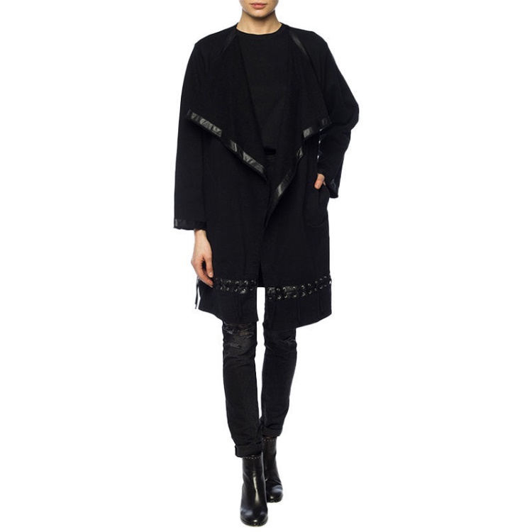 Diesel G Glam 900 Women's Trench Coat Virgin Wool Jacket Single Breasted Overcoat