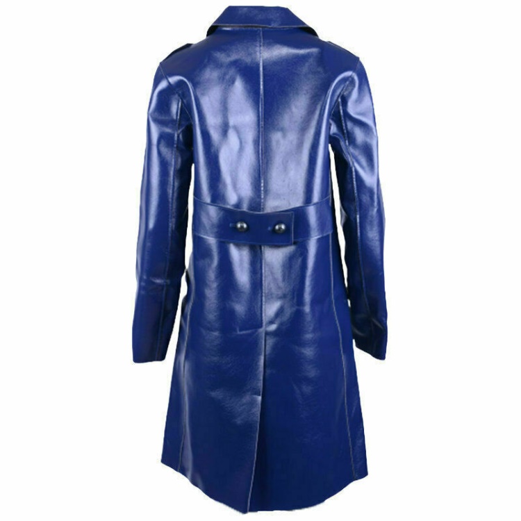 Diesel L Lilac Women's Jacket Double Breasted Coat Winter Reversible Overcoat