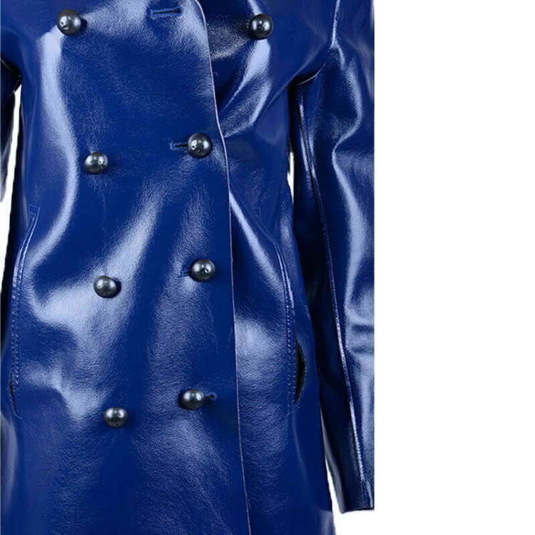 Diesel L Lilac Women's Jacket Double Breasted Coat Winter Reversible Overcoat