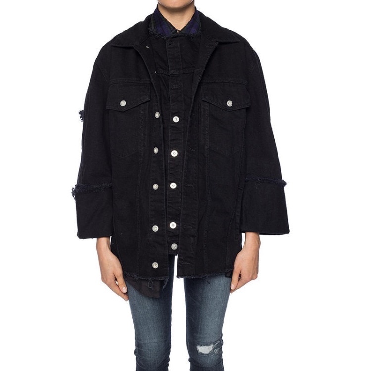 L Spez A Women's Biker Jackets Stylish Leather Coats Cotton Casual Racer Diesel