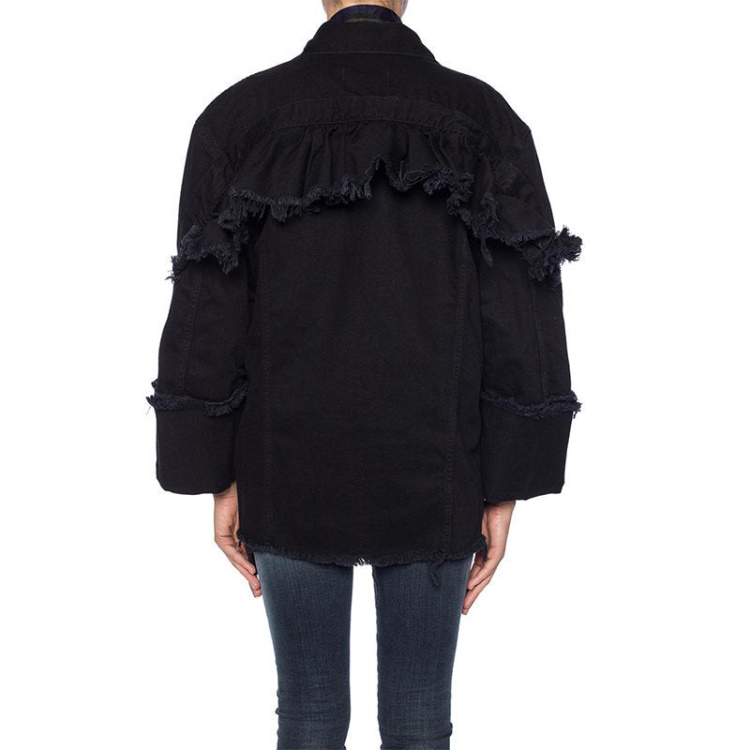 L Spez A Women's Biker Jackets Stylish Leather Coats Cotton Casual Racer Diesel