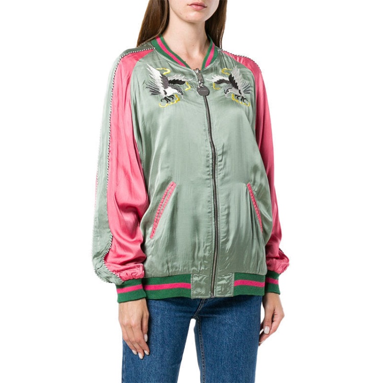 Diesel G Frank A Women's Bomber Jacket Ladies Winter Outwear Reversible Coat Xs S