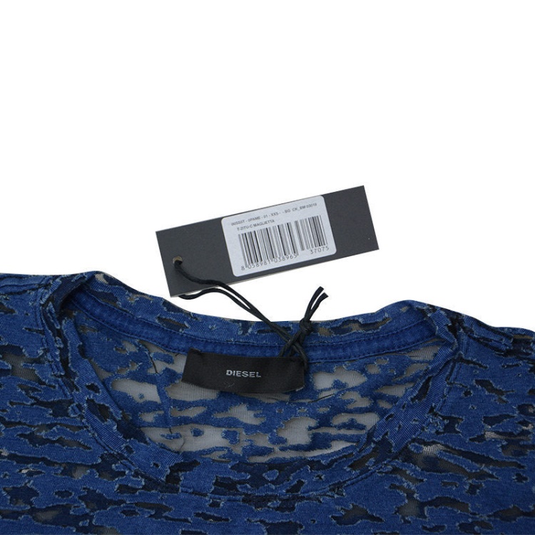 Diesel T Zitu C Women's Dress Round Neck Short Sleeve Party Tops Summer Outwear