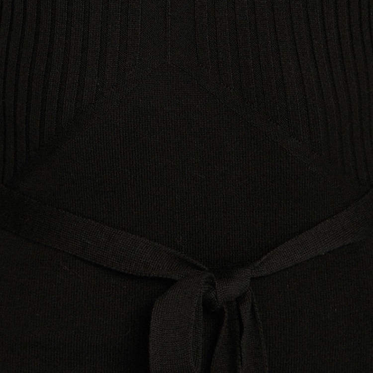 M String 0Lasu Women's Dress Open Back Cotton Black Casual Winter Long Top Diesel