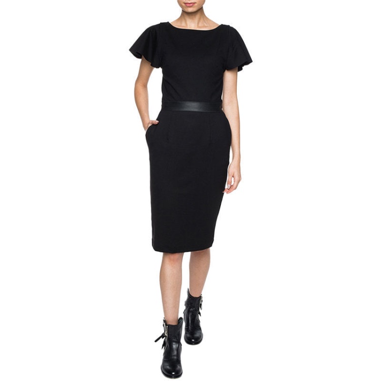 Diesel D Sonal Women's Cut Out Detail Dress Ladies Round Neck Short Sleeve Dress