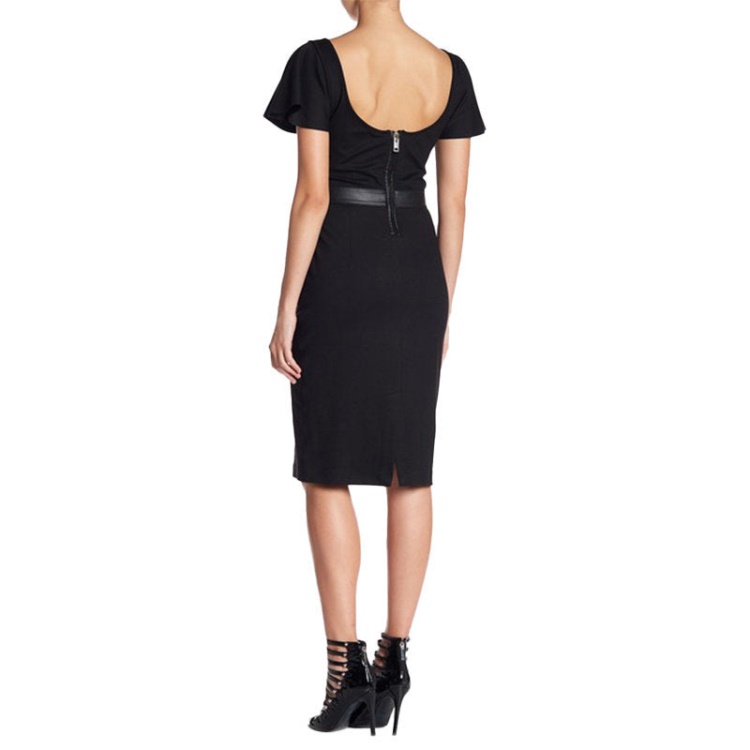 Diesel D Sonal Women's Cut Out Detail Dress Ladies Round Neck Short Sleeve Dress