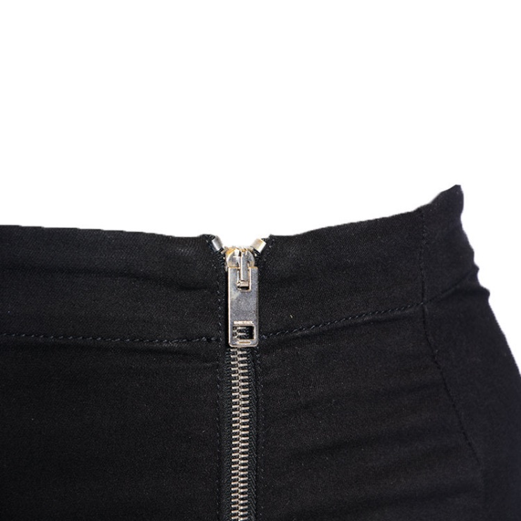 Women's Skirt High-Waist Plain Bodycon Tube Pencil Short Zipped Mini Skirt Diesel