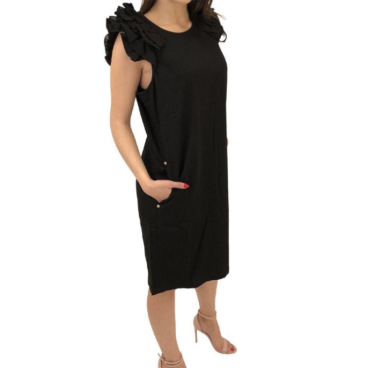 Diesel De Carys Women's Dress Round Neck Sleeveless Regular Fit Tops Office Work