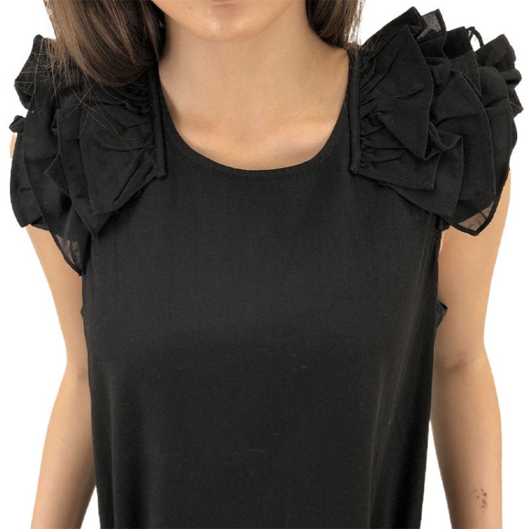 Diesel De Carys Women's Dress Round Neck Sleeveless Regular Fit Tops Office Work