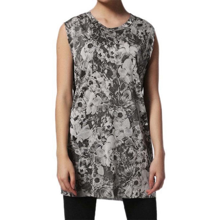 T Wessy F Women's Dress Round Neck Sleeveless Regular Fit Casual Tops Diesel