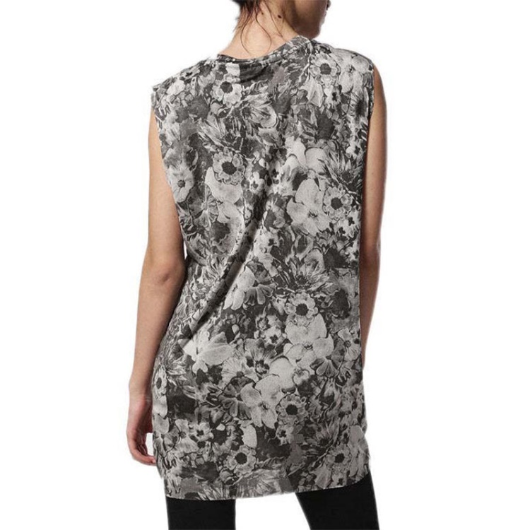 T Wessy F Women's Dress Round Neck Sleeveless Regular Fit Casual Tops Diesel