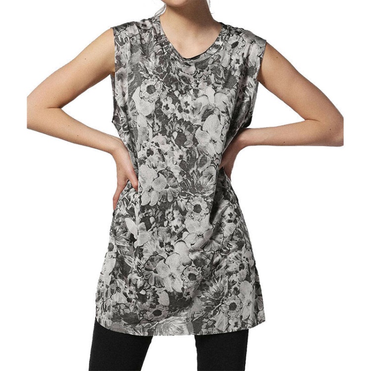 T Wessy F Women's Dress Round Neck Sleeveless Regular Fit Casual Tops Diesel