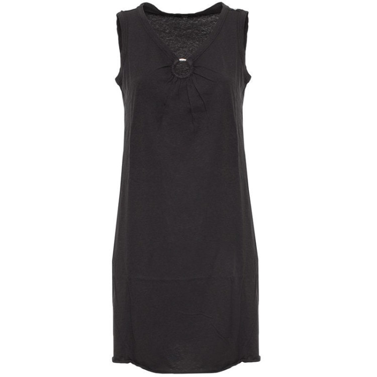 Diesel D Isbel Women's Dress V Neck Long Dress Sleeveless Regular Fit Casual Tops