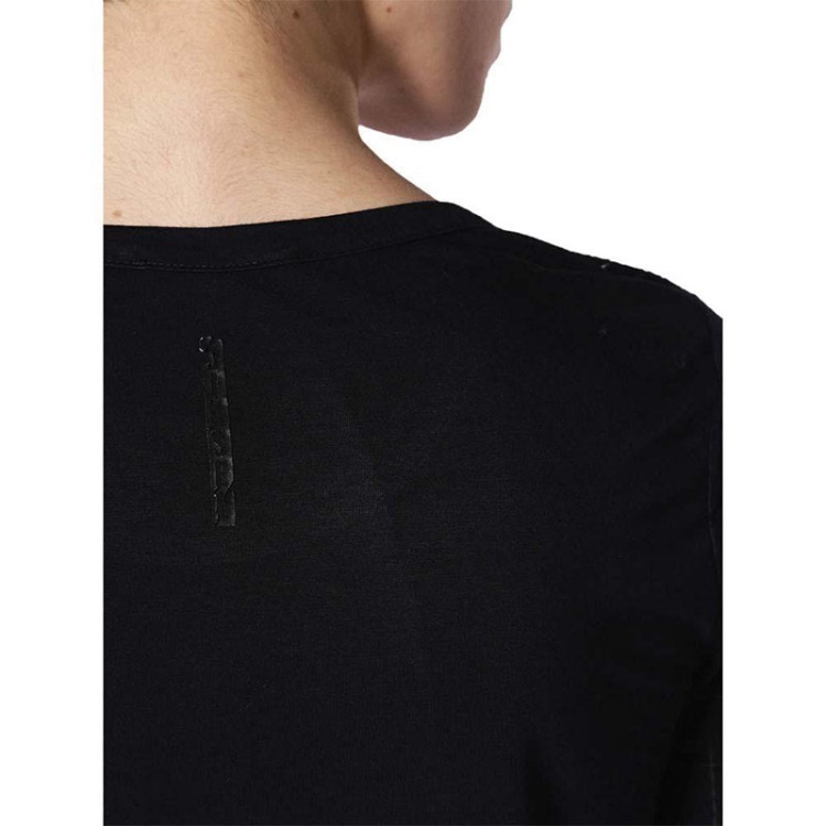 T Charl Women's Dress Round Neck Short Dress Long Sleeves Relaxed Fit Tops Diesel