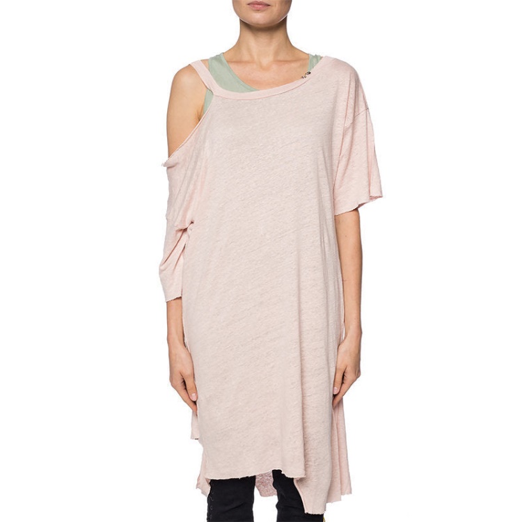 Diesel T Evita Women's Dress Round Neck Short Sleeves Regular Fit Casual Tops