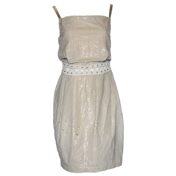 D Bookie Women's Dress Sleeveless Midi Shiny Summer Party Wear Pink Dress Diesel