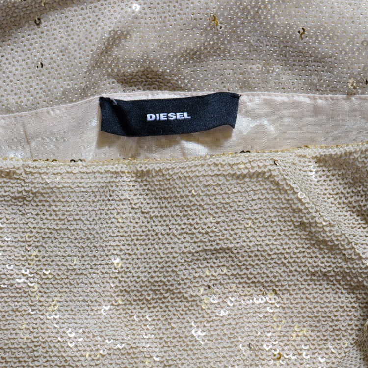 D Bookie Women's Dress Sleeveless Midi Shiny Summer Party Wear Pink Dress Diesel