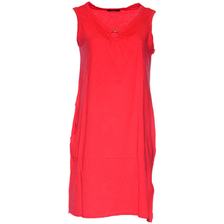 D Isbel Women's Dress Plain Sleeveless Summer Casual Party Wear Red Tops Diesel