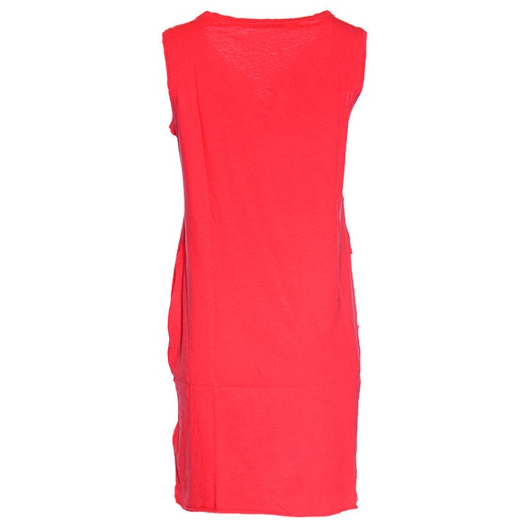 D Isbel Women's Dress Plain Sleeveless Summer Casual Party Wear Red Tops Diesel