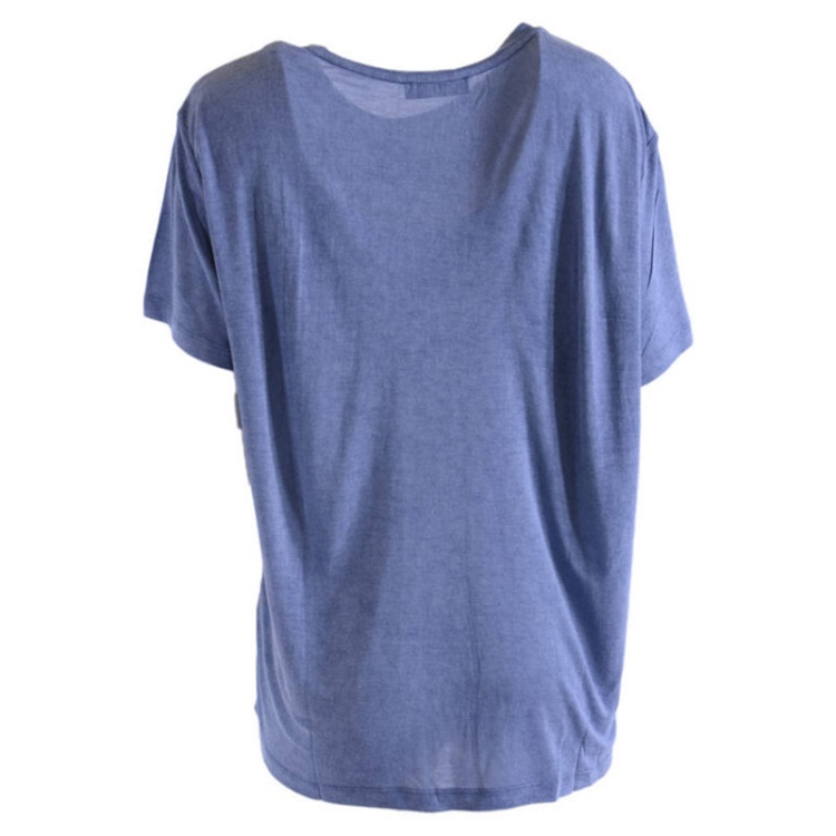 T Moriprint Women's T Shirts Crew Neck Short Sleeve Classic Loose Fit Tee Diesel Grey