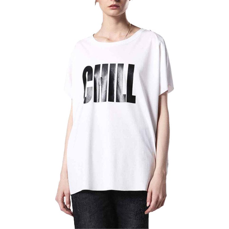 Diesel T Hanna Bb Women's T-Shirt Crew Neck Short Sleeve Casual Summer Tops