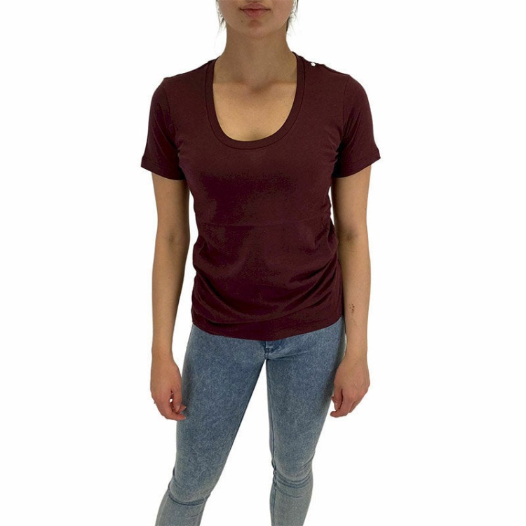 T Sily Riv Women's T Shirt Round Neck Short Sleeve Casual Summer Tops Diesel