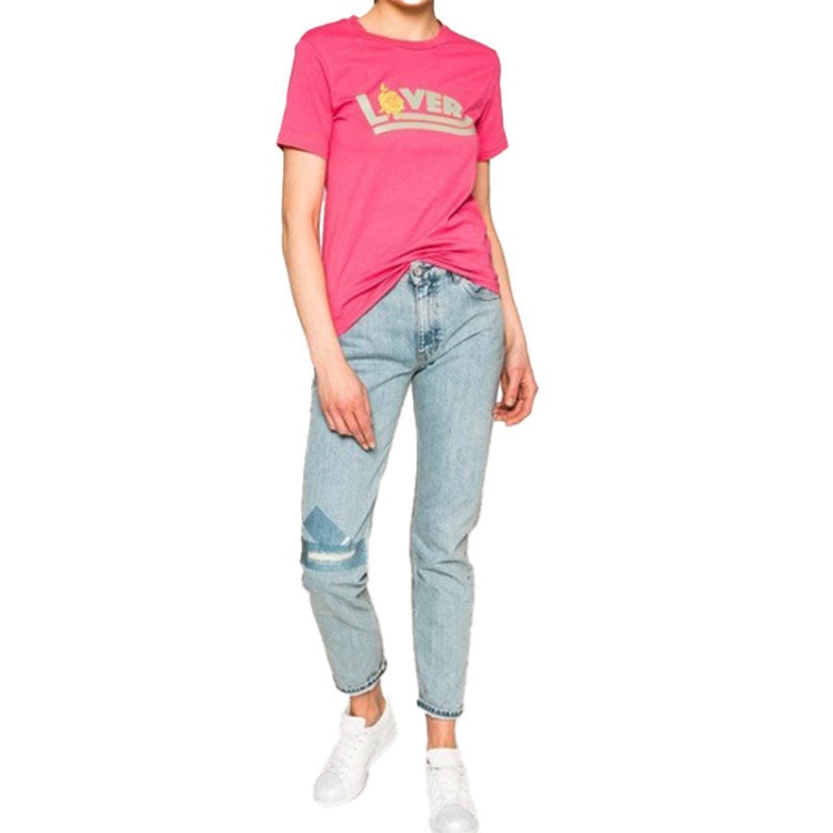 Diesel T Sily R Women's T Shirt Crew Neck Short Sleeve Casual Summer Tops